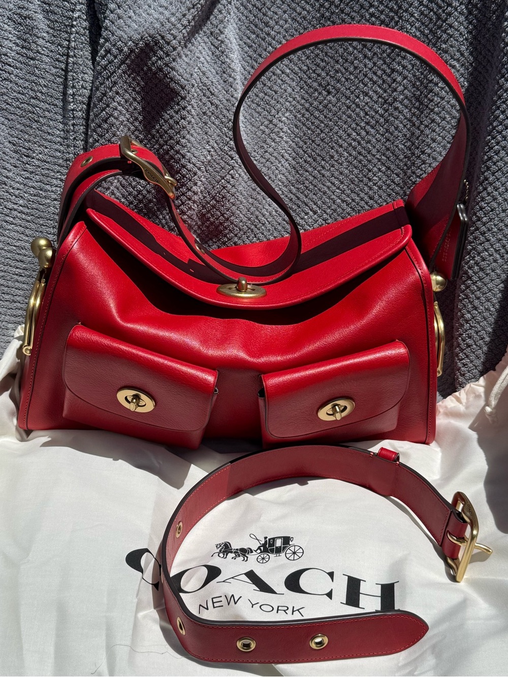 Coach Haversack Scarlett NWT - style no. CDZ12